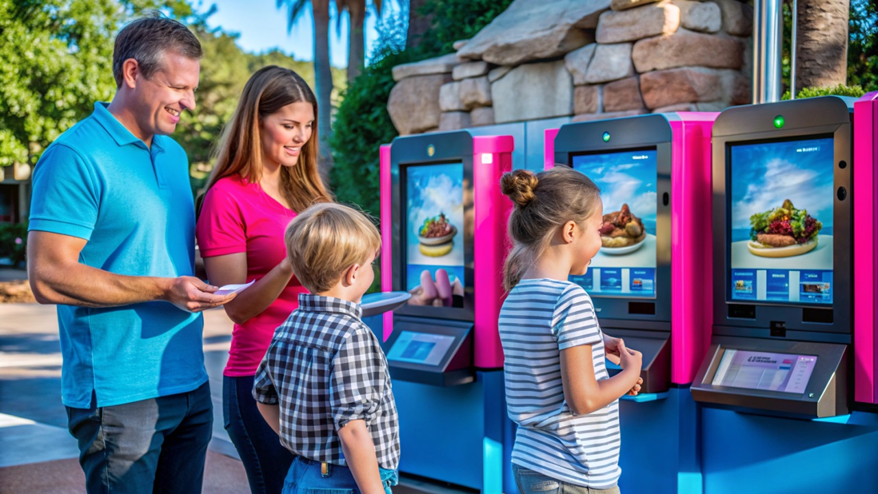 The Role of Self-Ordering Kiosks in Amusement Parks